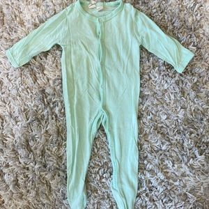Kyte Baby footie in Mint 0-3